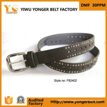 Simple Hot Sale Wholesale Factory Punk Rock Metal Buckle Studded Belt